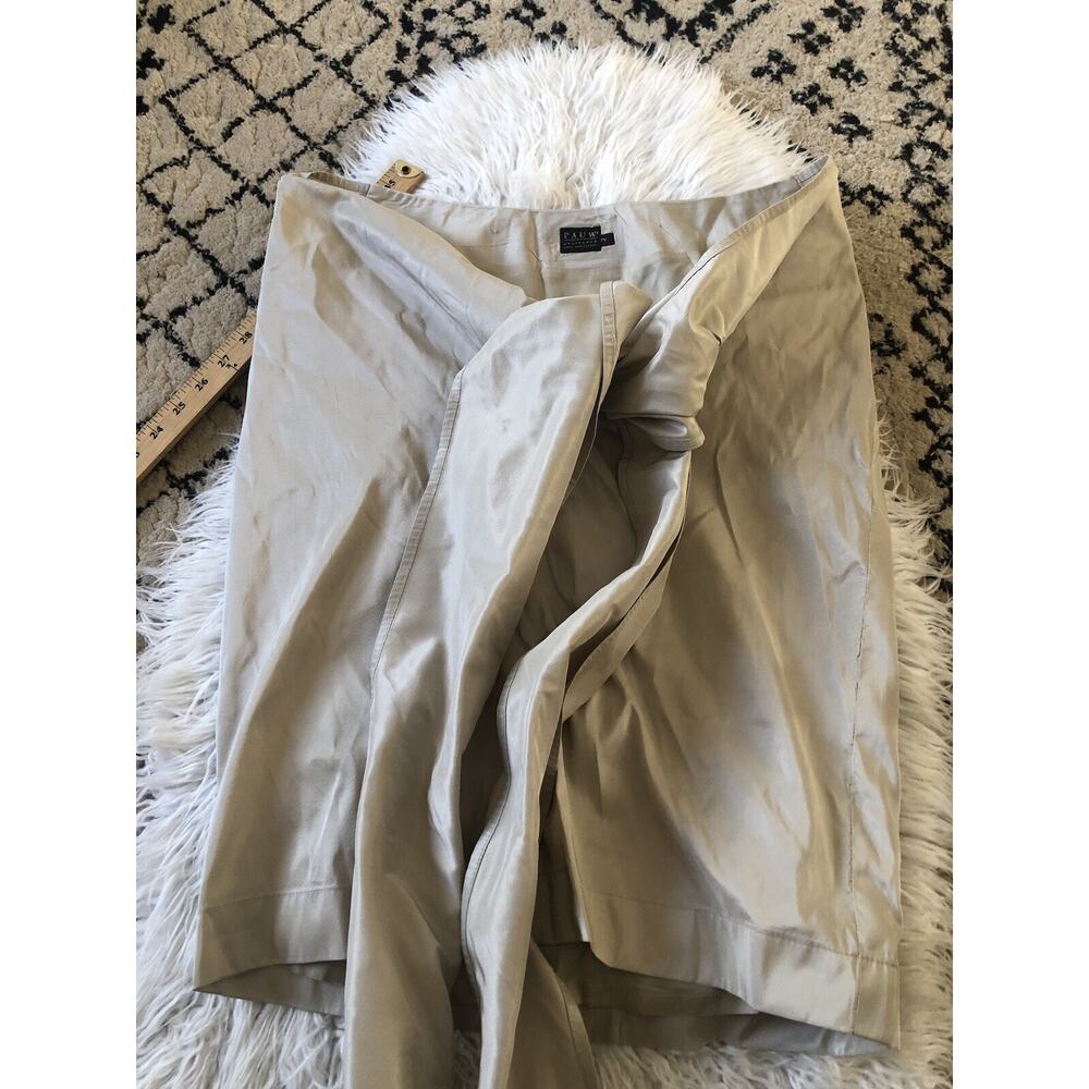 PAUW Amsterdam Silk Beige size 2 US Size Medium Sash Waist Tie O1